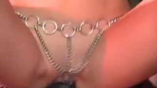 Threesome fuck in the workshop for friends eager for prick