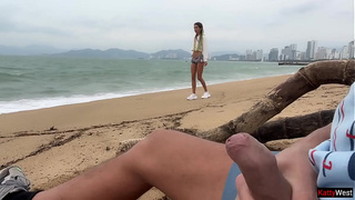 Public Cock Flashing - I see that you are jerking off to me and I want to help you jizz!