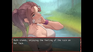 HAREM In Another World [ ANIME Game ] Ep.34 his BEST FRIEND is getting all wet under the outdoor rain !