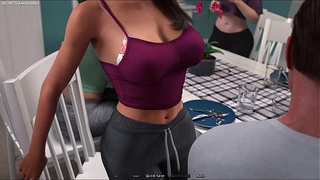 Lover Almost Got Caught Flirting With Fine Strawberry blonde Whore, House Full of Fine Girls - Summer Heat 04 3D Asian cartoon Porn Game