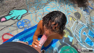 Bang! Real Teens - Isabella Jules Plowed Outdoors Then Covered In Spunk