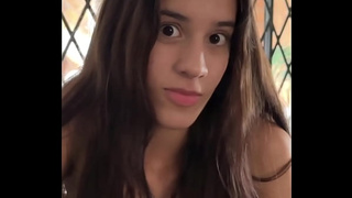 First Casting with 18yo Busty Thin Brazilian Teeny Hispanic - POINT OF VIEW Oral sex