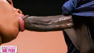 FANTASY SLUT PASS - Raven Sky Natural Youngster African Hottie