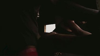 Quickie In Uncompleted Building With Street Hood Gangster And Thin Teenie