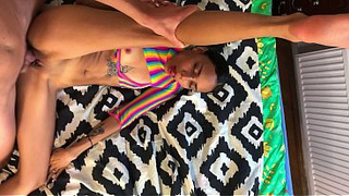 Skinny Hispanic Plugged, Blown & Drilled Hard