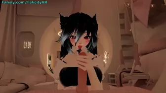 Your horny catgirl maid makes you cum~❤️ [JOI, SELF PERSPECTIVE, VRChat ERP, Jerk off challenge, Fap hero]