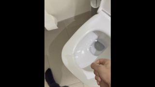 german youngster gets horny in bathroom while friends are waiting for him