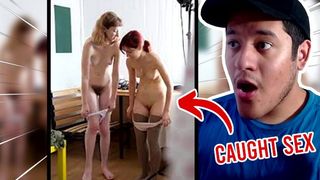 FUNNY CAUGHT SEX REACTION