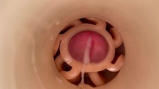 7 days without Climax, FINALLY getting to fuck and fill up my fleshlight