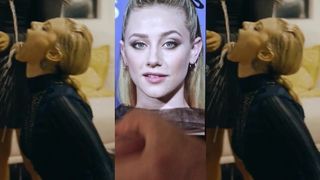 Blonde with LARGE BOOBS - Lili Reinhart Jizz Tribute (EXTRA THICC & FAT)
