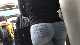 BEAUTIFUL ASS IN FIT JEANS - PART 1