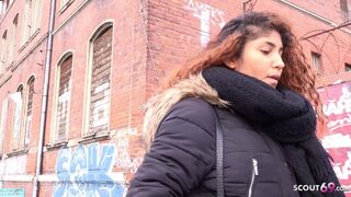 GERMAN SCOUT - BROWN LATINA TALK TO FUCK AT STREET CASTING