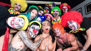 FORBONDAGE Dirty Clown Has BDSM Sex With Sexy Julia De Lucia