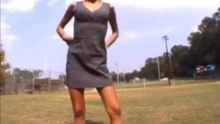 Public Outrage 12 - Undressed on a baseball field