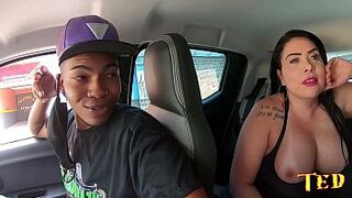 A car encounter with the national porn stars - Soraya Carioca - Manddy May - Teh Angel - Wanessa Boyer
