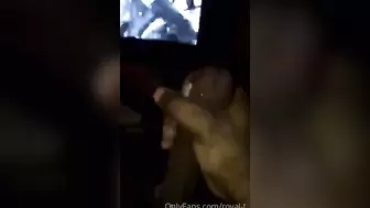 Ebony Husband Jerking off and Climax like a Rocket (MUST SEE)
