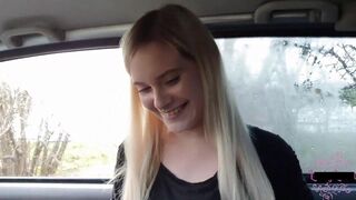 Creampied a Charming German Chick in The Car!