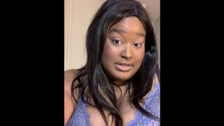 Alluring Black Youngster BIG BREASTED WOMAN wants to Play with Daddy