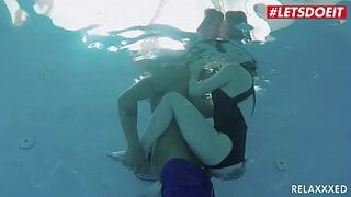 LETSDOEIT - #Rita - Fine Red-Head Czech Babe Passionate Sex By The Pool With Her Stud