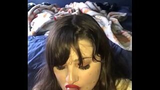Lipstick Oral Sex Hand-Job Spunk