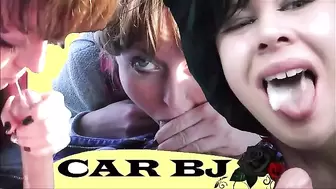 CUMPILATION CAR BJ JIZZ MOUTH Home-Made Finish Blowjobs and Swallow Spunk CAR SUCKOFF MIX OF