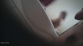 Voyeur web camera in bathroom