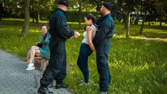 LAW4k. Policeman teaches fresh skank that stealing is very