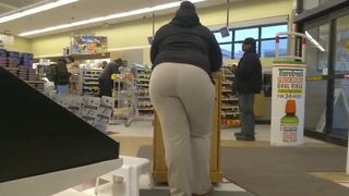Fat Ass Rite Aid Worker in Khakis